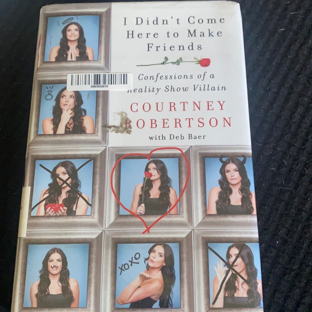 I didn’t come here to make friends a book by Courtney Obertson 🌹